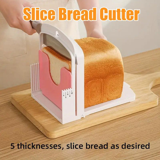 Bread Cutter Toast Slicer Adjustable Bread Loaf Cutting Guide Kitchen Baking