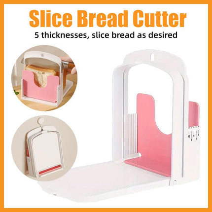 Bread Cutter Toast Slicer Adjustable Bread Loaf Cutting Guide Kitchen Baking