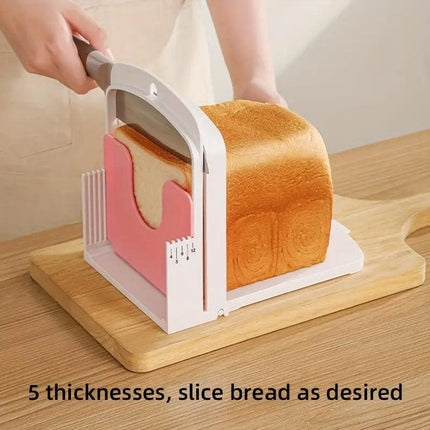 Bread Cutter Toast Slicer Adjustable Bread Loaf Cutting Guide Kitchen Baking