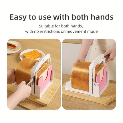 Bread Cutter Toast Slicer Adjustable Bread Loaf Cutting Guide Kitchen Baking