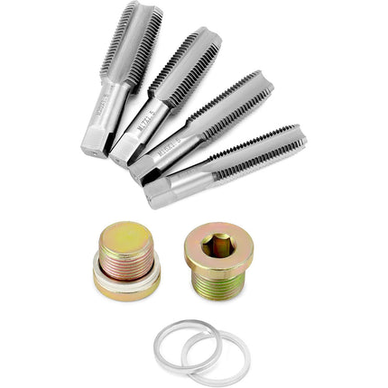 64PCS Oil Pan Drain Plug Thread Repair Kit for Car Truck Motor Engine Repair Use