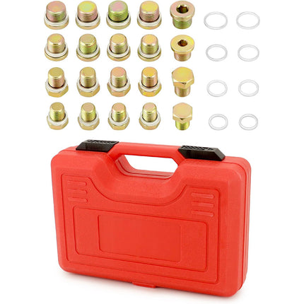 64PCS Oil Pan Drain Plug Thread Repair Kit for Car Truck Motor Engine Repair Use