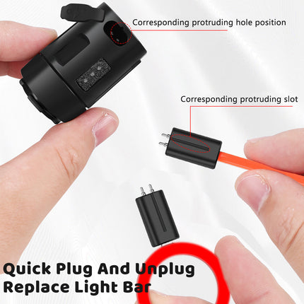 8pcs Bicycle Taillights Cycling Safety Indicator Lights LED Waterproof for Night