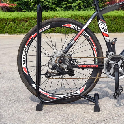 Bike Parking Rack Floor Stand Universal Black Bicycle Storage Organizer Holder