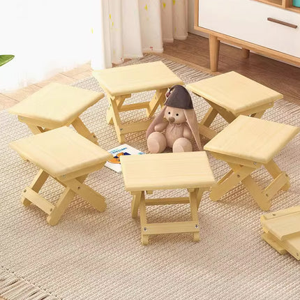 Portable Multi Purpose Foldable Low Stool Durable Space Saving For Home Outdoor