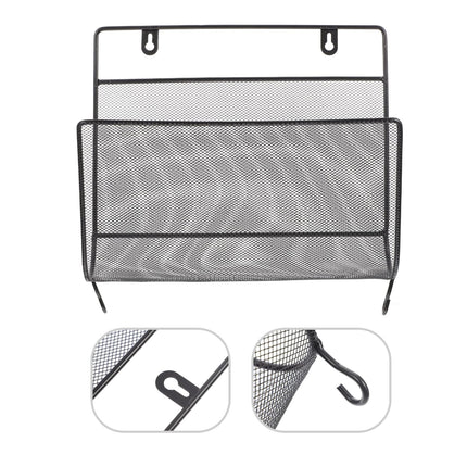 2PCS Wall Mount Magazine Rack for Books Mail Organizer Bathroom Kitchen Office