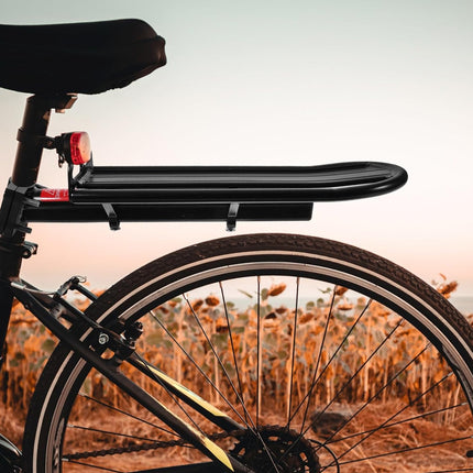 Mountain Bike Rear Rack Cargo Carrier Seat Post Pannier Holder for Bicycle Use