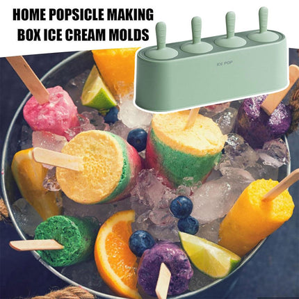 Ice Lolly Box Summer Homemade Ice Cream Maker Moulds for DIY Frozen Treats