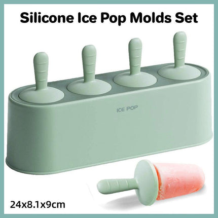 Ice Lolly Box Summer Homemade Ice Cream Maker Moulds for DIY Frozen Treats