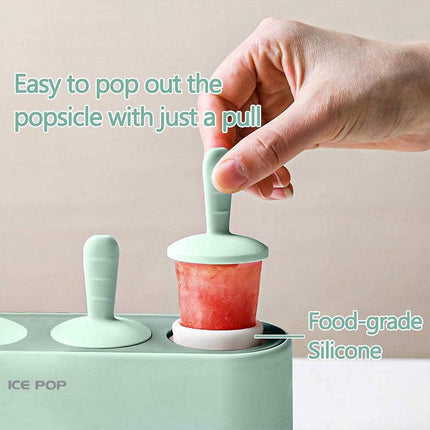 Ice Lolly Box Summer Homemade Ice Cream Maker Moulds for DIY Frozen Treats