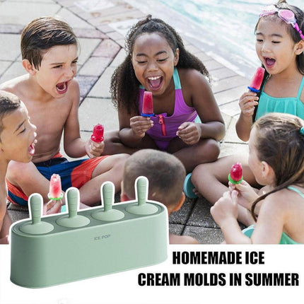 Ice Lolly Box Summer Homemade Ice Cream Maker Moulds for DIY Frozen Treats