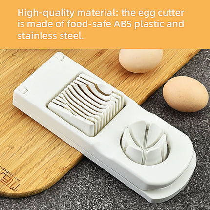 2 in 1 Egg Slicer Mushroom Tomato Cutter Kitchen Chopper Food Sectioning Tool