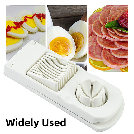 2 in 1 Egg Slicer Mushroom Tomato Cutter Kitchen Chopper Food Sectioning Tool