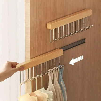 Multifunctional Household Hanger Wall Mounted Clothes Drying Rack Space Saver