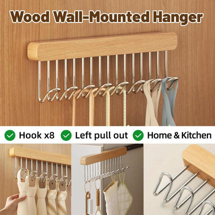 Multifunctional Household Hanger Wall Mounted Clothes Drying Rack Space Saver