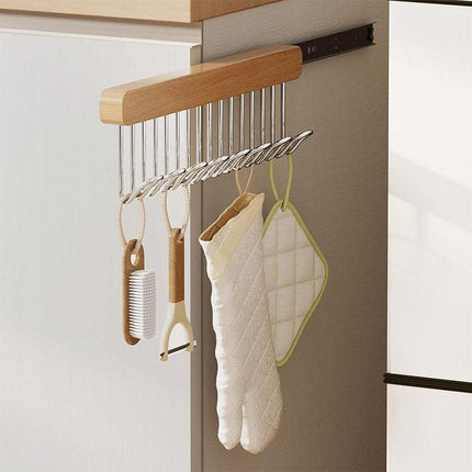 Multifunctional Household Hanger Wall Mounted Clothes Drying Rack Space Saver