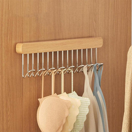 Multifunctional Household Hanger Wall Mounted Clothes Drying Rack Space Saver
