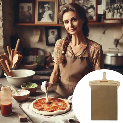 Pizza Peel Sliding Shovel Baking Tool Kitchen Pizza Transfer Paddle for Cooking