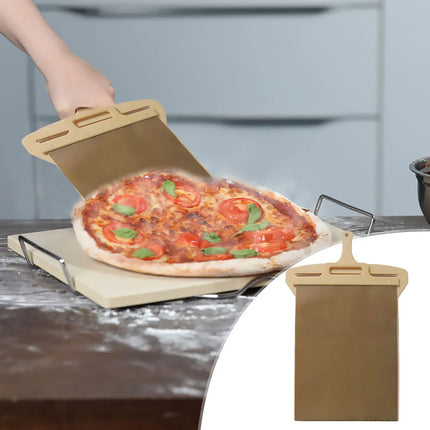 Pizza Peel Sliding Shovel Baking Tool Kitchen Pizza Transfer Paddle for Cooking