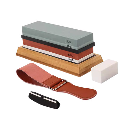 Household Sharpening Stone Kitchen Knife Oilstone Coarse Fine Grind Whetstone