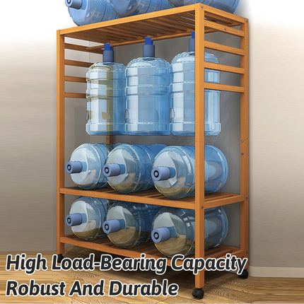 Floor Standing Clothes Rack Movable with Wheels for Home Bedroom Storage Use