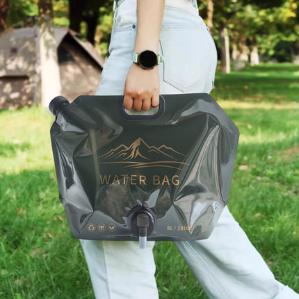 5pcs 8L Portable Water Bladder Tank Water Storage Bag For Camping Fishing Hiking