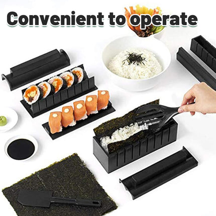 11PCS Sushi Making Tool Set Durable Easy to Use Food-Grade for Home Party Use