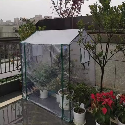 Plant Greenhouse Cover Clear Gardening Shelter Rainproof Tent Flower Shed House