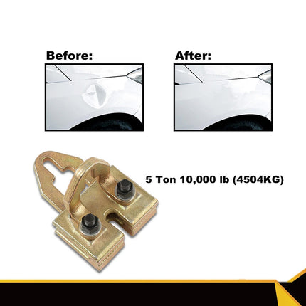 3Tons Auto Body Pulling Clamp Car Dent Repair Tool for Vehicle Panel Removal Use