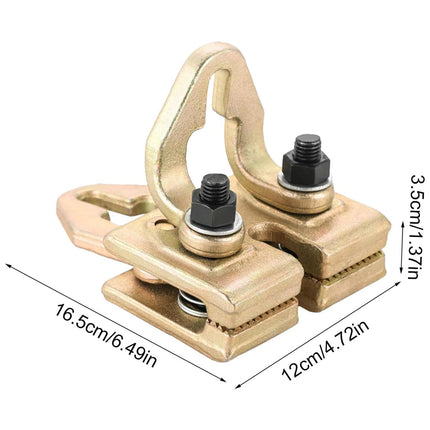 3Tons Auto Body Pulling Clamp Car Dent Repair Tool for Vehicle Panel Removal Use