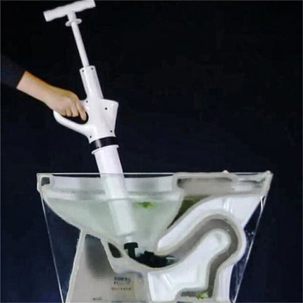 High Pressure Toilet Pipe Sewer Dredge Tool Pneumatic Suction Floor Drain Tool
