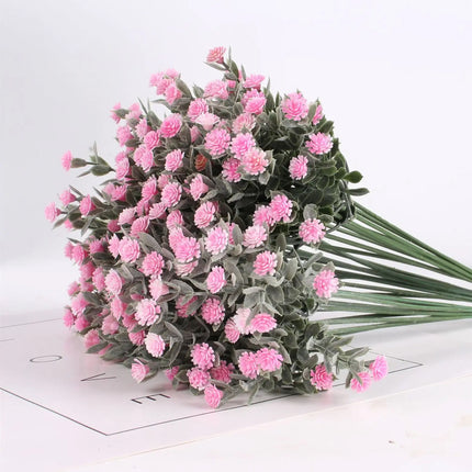 30 PCS Artificial Breath Flowers Pink Realistic Looking Low Maintenance