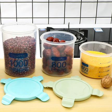 9-Piece Set Food Storage Sealed Lid Container Kitchen Canister Set Organiser