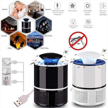 Household Mosquito Killer Lamp Indoor Suction Trap Light Electric Insect Catcher