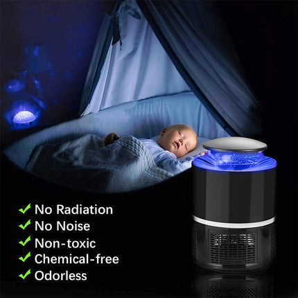 Household Mosquito Killer Lamp Indoor Suction Trap Light Electric Insect Catcher