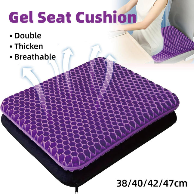 Seat Cushion Cooling Gel Honeycomb Thick Support Office Cushion Breathable