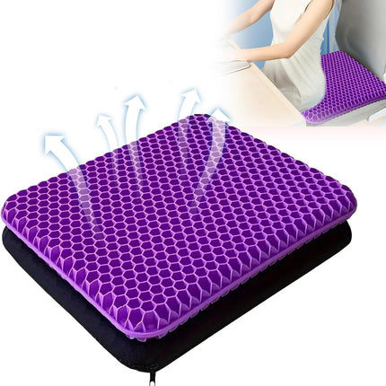 Seat Cushion Cooling Gel Honeycomb Thick Support Office Cushion Breathable