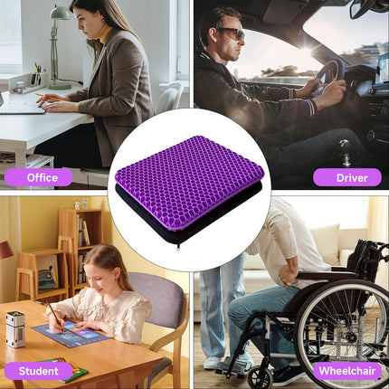 Seat Cushion Cooling Gel Honeycomb Thick Support Office Cushion Breathable