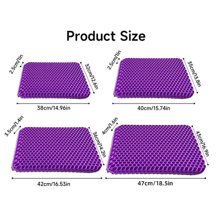 Seat Cushion Cooling Gel Honeycomb Thick Support Office Cushion Breathable