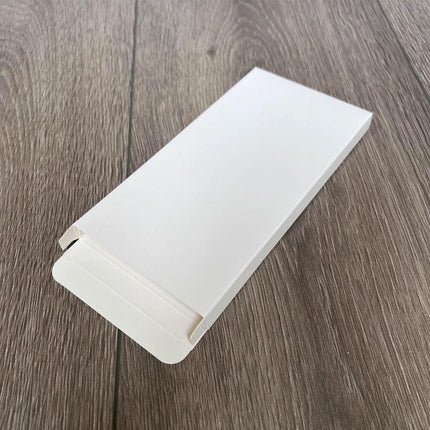 100pcs White Card Box Small Square Folding Box Flat Gift Packaging Storage Box