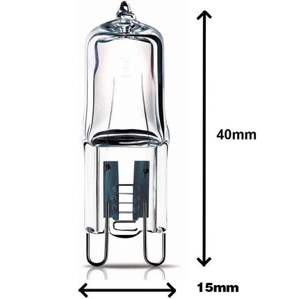 2/4x G9 Halogen 25W Warm White Light Bulb Globe 230V Oven Microwave - Aimall