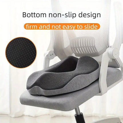 Memory Foam Ergonomic Seat Cushion for Long Sitting Office Home Car Chair