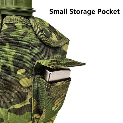 4pcs Camouflage Tactical Water Bottle Outdoor Camping Multi-functional Outdoor