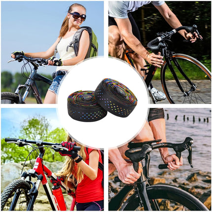 Anti Slip Breathable Road Bike Handlebar Tape Sweat Absorbing Silicone PU EVA