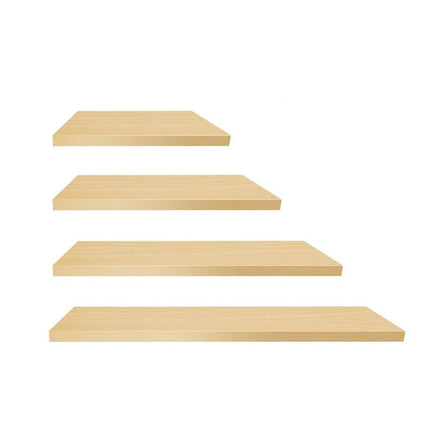 4PCS Wall-Mounted Shelves Waterproof Stable for Home Bathroom Kitchen Display