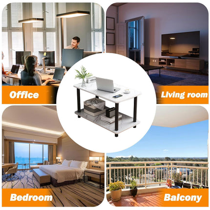 Living Room Coffee Table Bedroom Side Storage Cabinet Durable Space Saving