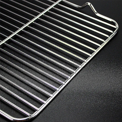 2pcs BBQ Stainless Steel Grill Grate Grid Wire Mesh Rack Cook Replacement Net