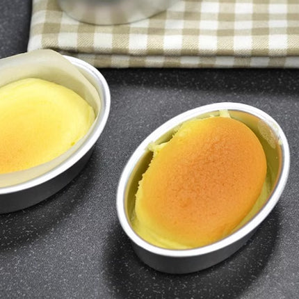 20pcs Oval Cheesecake Mold Non Stick Baking Tray for Pastry Cake Dessert Making