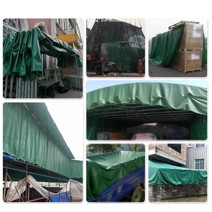 Heavy Duty Waterproof Canvas Tarp Tarpaulin Sun Block Dustproof Army Shelter