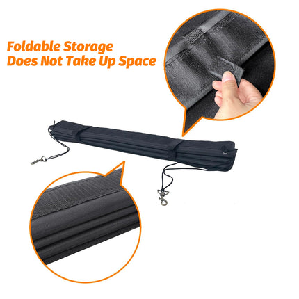 Universal Foldable Car Bumper Guard Trunk Bumper Protector Goods Trunk Carpet